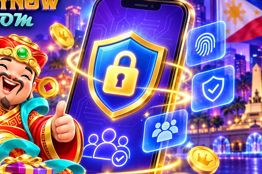 PlayNow mobile phone access themed artwork